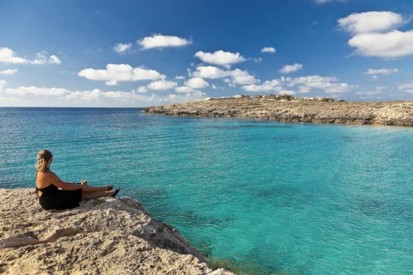 Lampedusa, Pelagie Islands, Agrigento, Sicily, Italy - Cala Croce